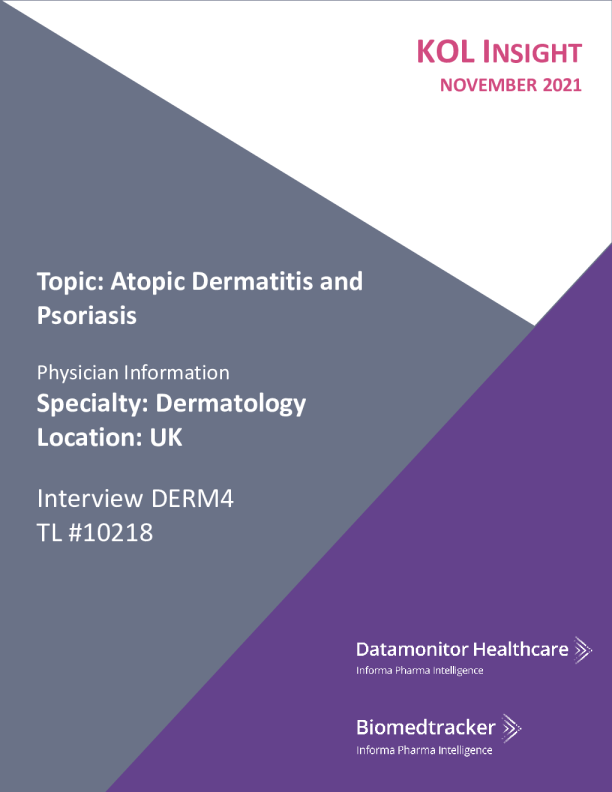 KOL Insight - Derm4 UK过敏性皮炎和牛皮癣-英国访谈