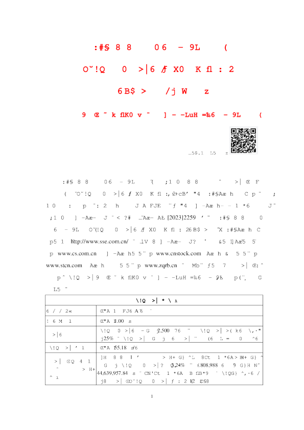 合合信息：合合信息首次公开发行股票并在科创板上市招股说明书提示性公告