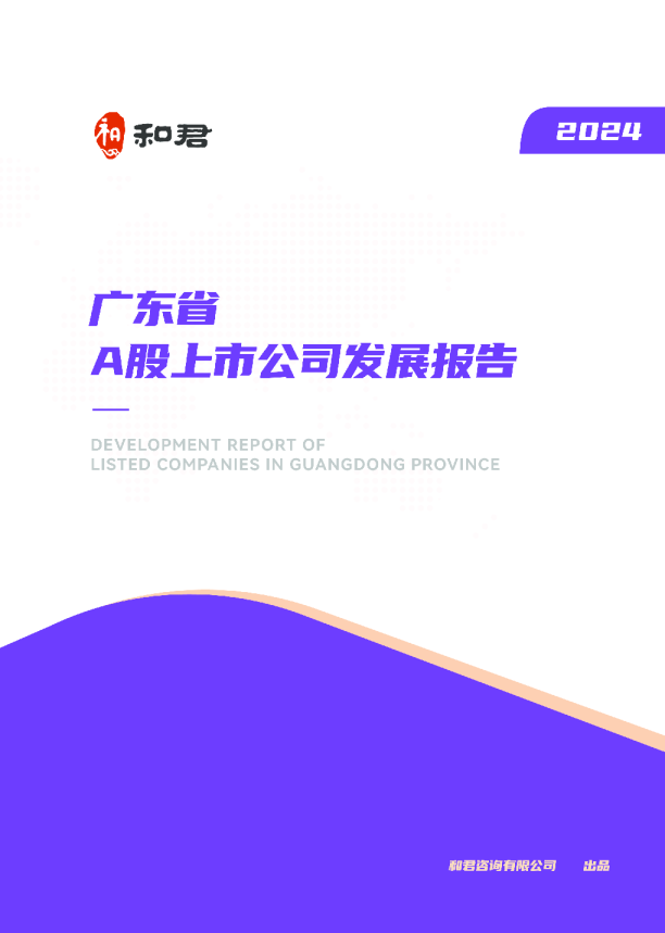 广东省2024年度上市公司报告