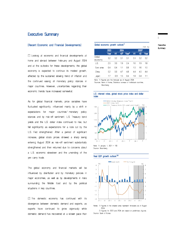 货币政策报告执行摘要（2024年9月）