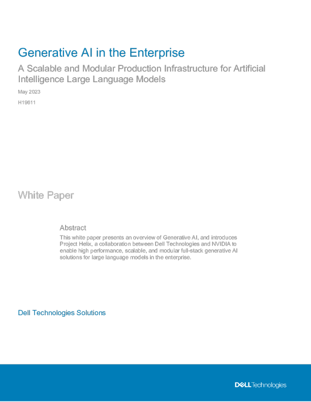 企业中的生成式人工智能