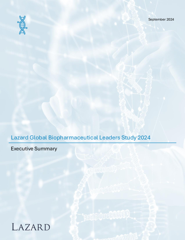 Lazard 全球生物制药领导者研究 2024