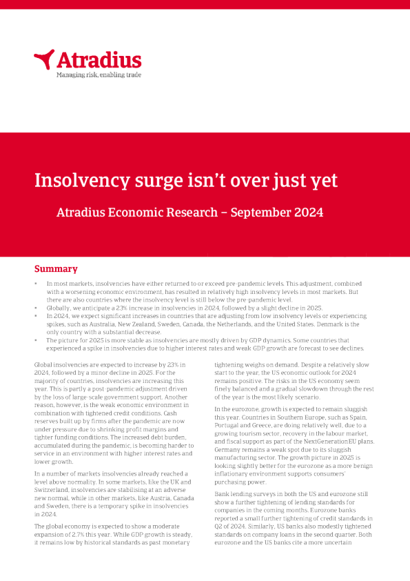 破产展望 2024 年 9 月