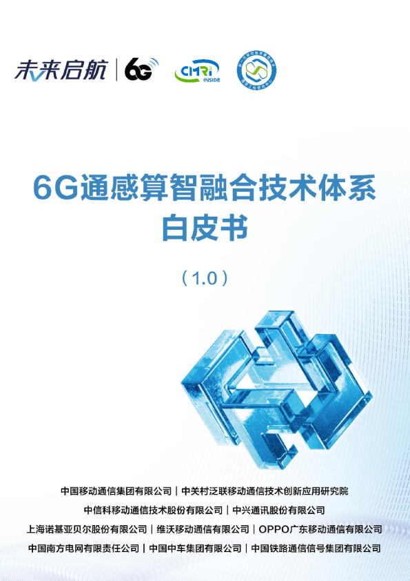 2024年6G通感算智融合技术体系白皮书（1.0）