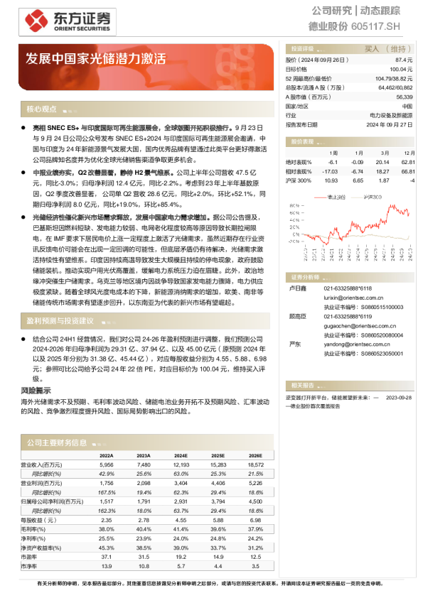 发展中国家光储潜力激活