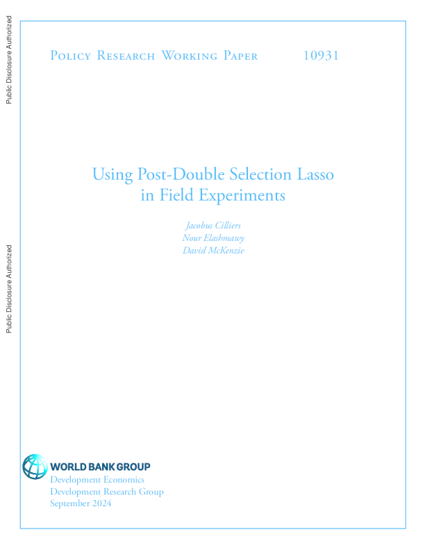 使用后双重选择lasso在田间试验中的应用
