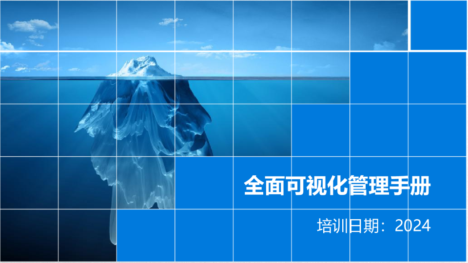 2024企业全面可视化管理手册培训课件