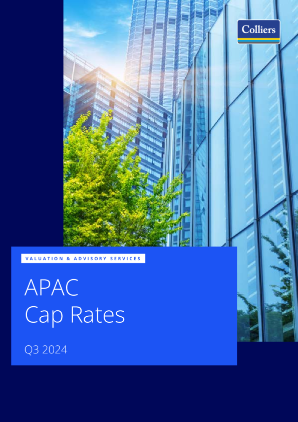 Colliers 亚太地区上限利率报告 _ 2024 年第三季度(1)