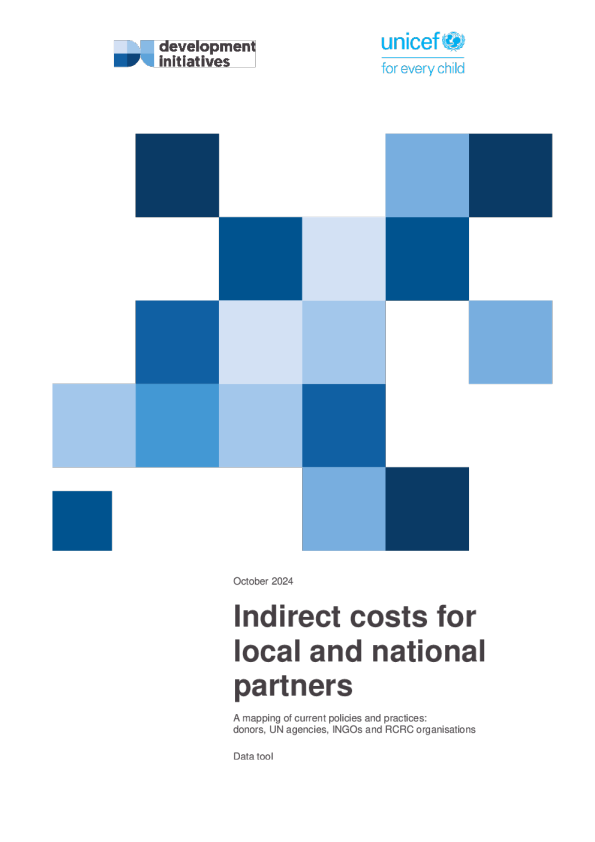 地方和国家合作伙伴的间接成本：政策和实践映射