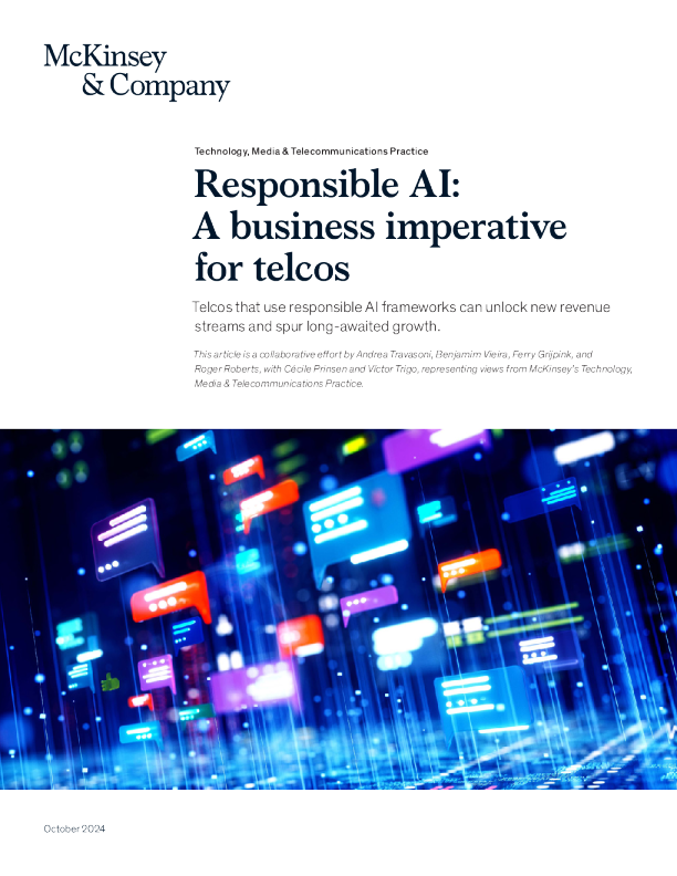 负责任的人工智能：电信公司的业务当务之急