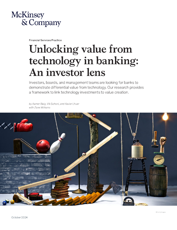 从银行业的技术中释放价值：投资者视角