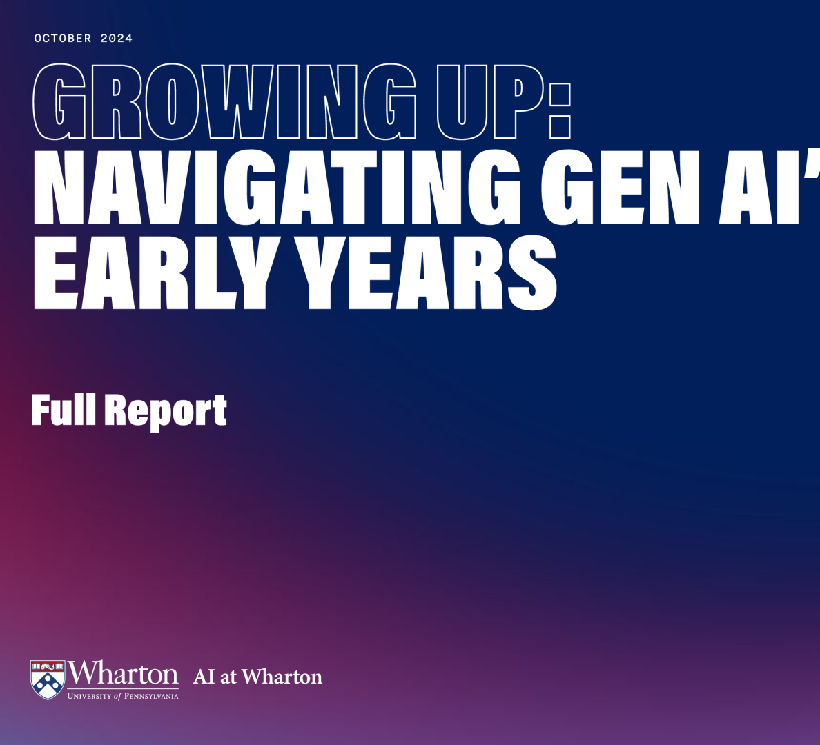 引导生成式AI的早期发展