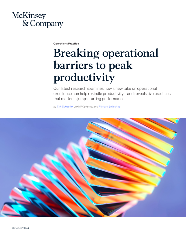 打破最高生产力的运营障碍