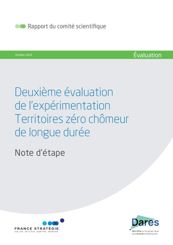 Deuxième évaluation de l'expérimentation Territoires Zéro Chômeur de Longue Durée | Note d’étape 