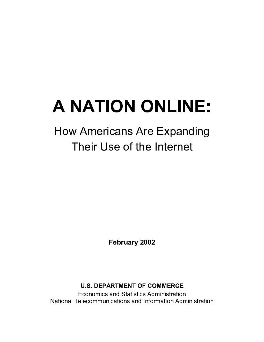 美国在线互联网使用情况