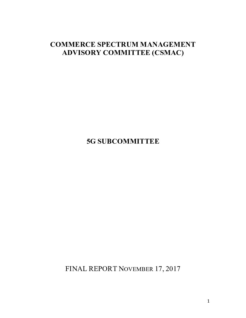 5g小组委员会2017年最终报告