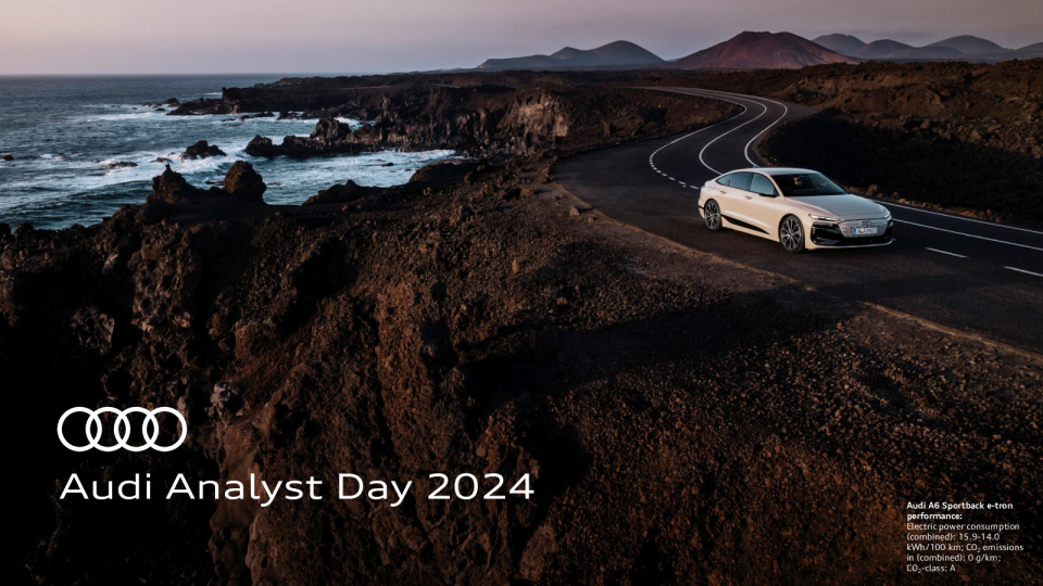 2024 奥迪分析 ： 奥迪品牌、技巧、平台等奥迪分析师日 2024
