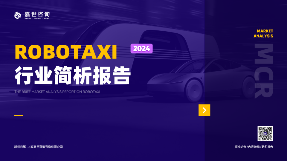 ROBOTAXI行业简析报告