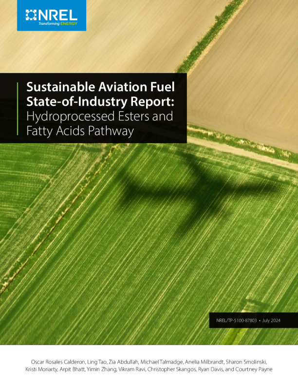 2024年可持续航空燃料工业现状报告-加氢酯和脂肪酸途径