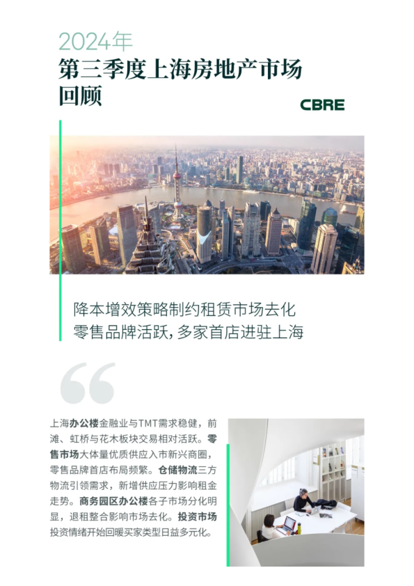 2024年第三季度上海房地产市场回顾
