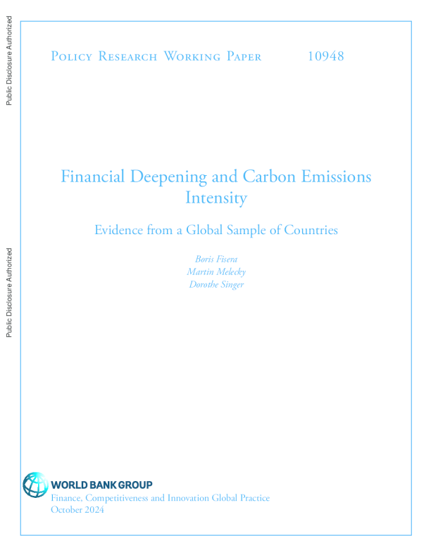 金融深化与碳排放强度