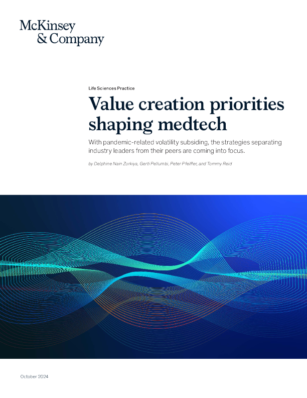 价值创造优先事项塑造 medtech