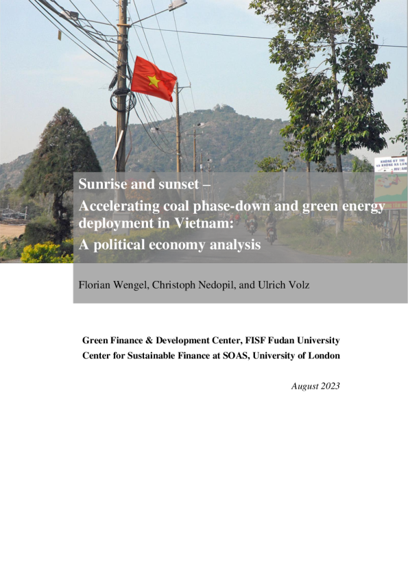 越南加快煤炭淘汰和绿色能源扩张——政治经济学分析