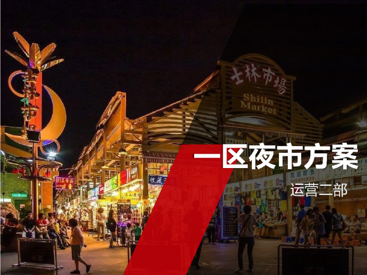 中国泸州西南商贸城城北一区夜市打造方案