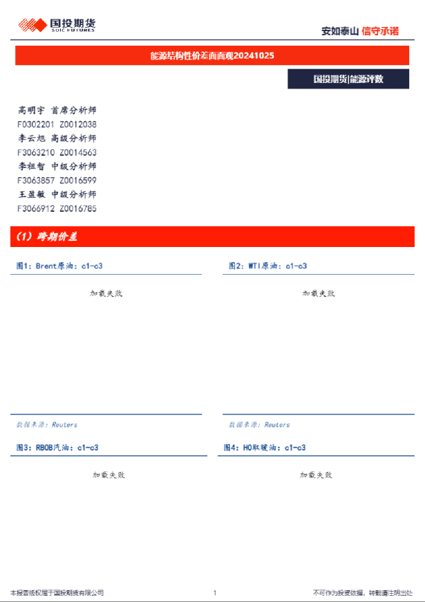 能源结构性价差面面观