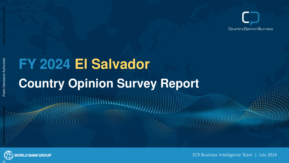 2024 财年萨尔瓦多国家意见调查报告