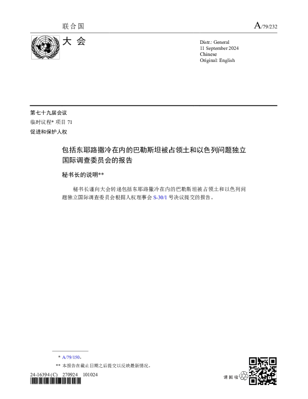 2024以色列政治报告