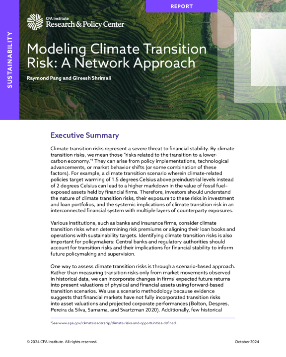 2024年气候转型风险建模：网络方法报告