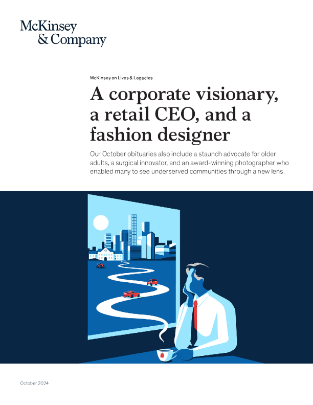 一个有远见的企业 , 一个零售 CEO , 和一个时装设计师