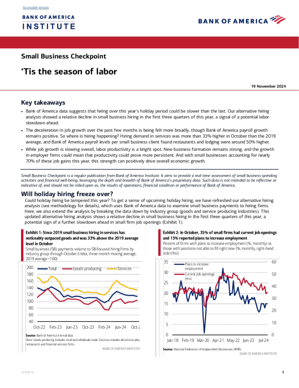 小企业检查站 ： “这是劳动的季节