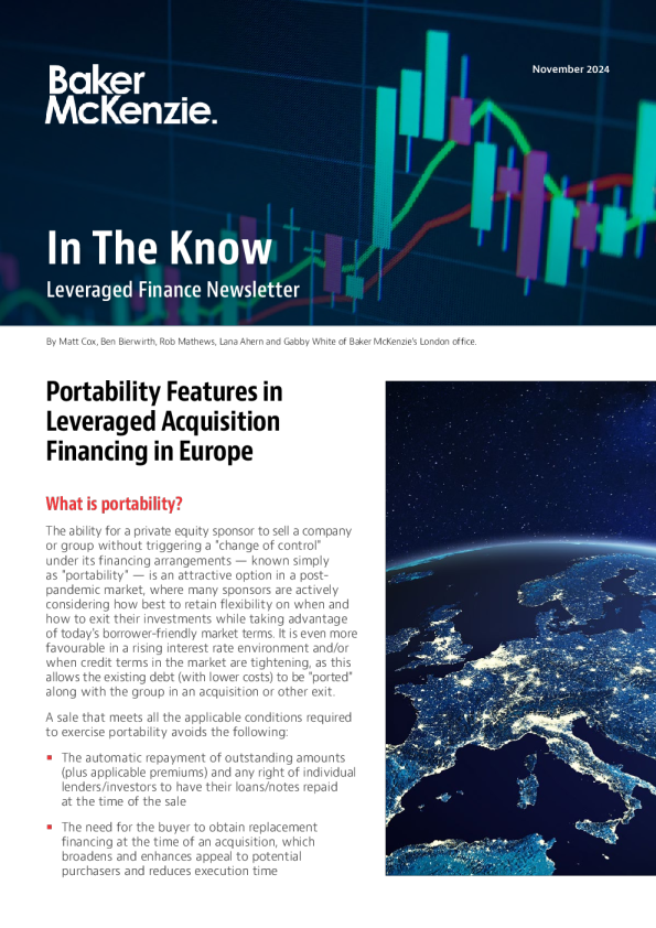见多识广 ： 欧洲杠杆收购融资的可移植性特征