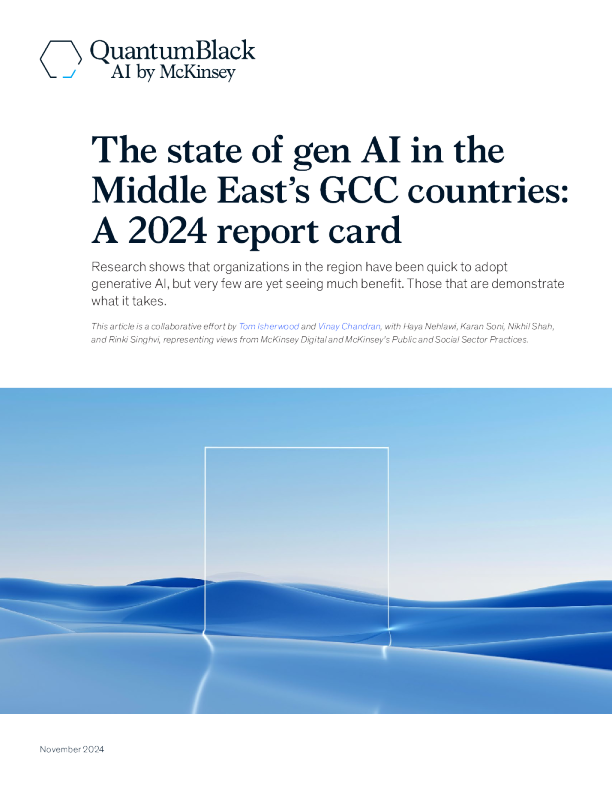 中东海湾合作委员会国家的 General AI 状况 ： 2024 年的成绩单