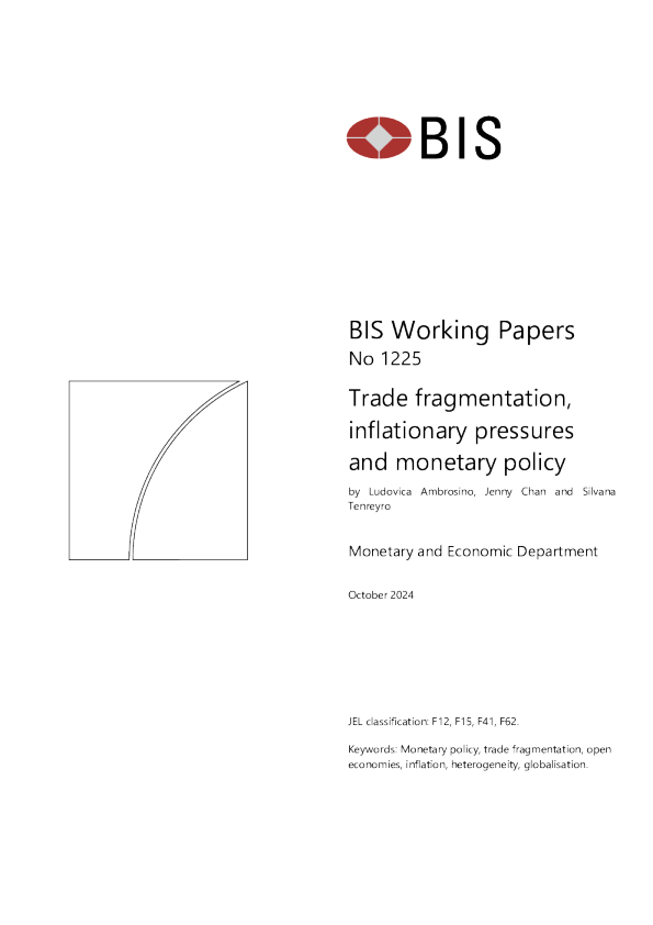 贸易碎片化、通胀压力和货币政策