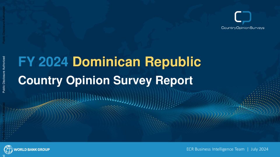 2024财年多米尼加共和国国家意见调查报告2024
