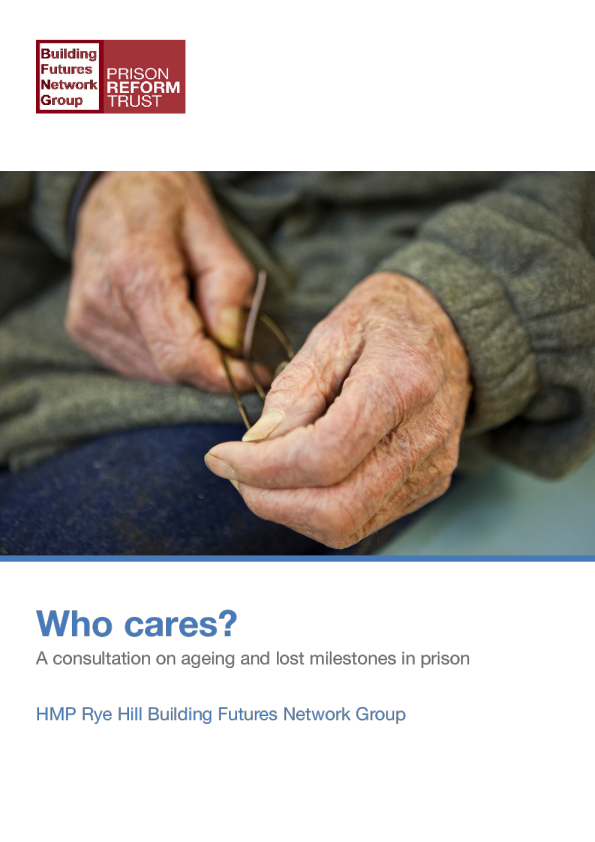 谁在乎？关于监狱中衰老和失去里程碑的咨询