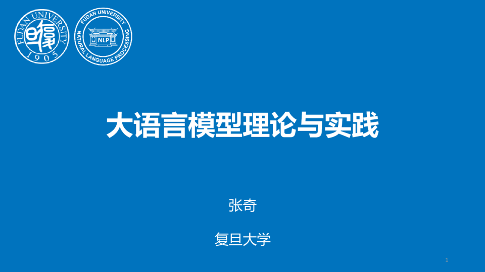 2024年大语言模型理论与实践报告