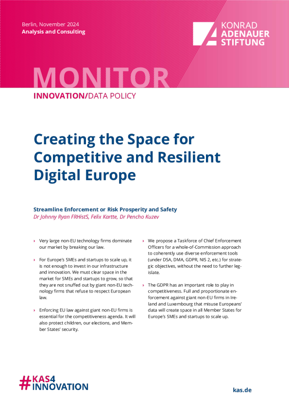为竞争和弹性的数字欧洲创造空间
