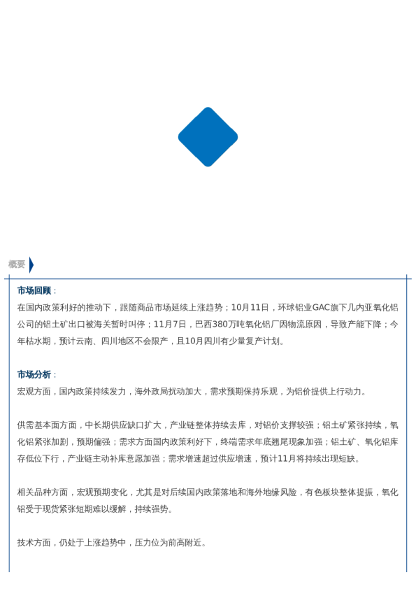 【市场聚焦】铝:强成本、旺需求