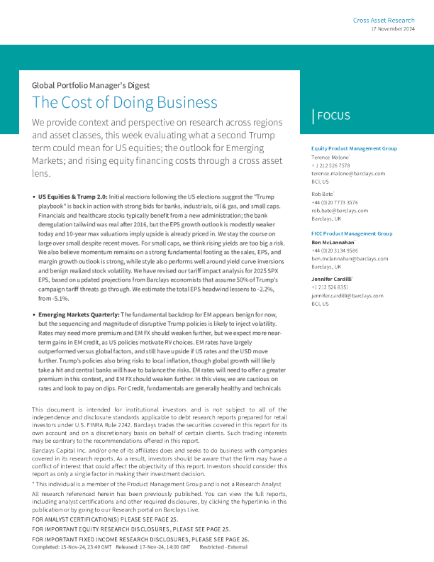 巴克莱 _ 全球 _ 投资组合 _ 经理 _ s _ 摘要 _ 经营成本 _