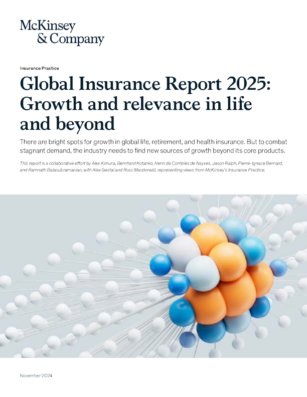 2025 年全球保险报告 ： 生活及其后的增长和相关性