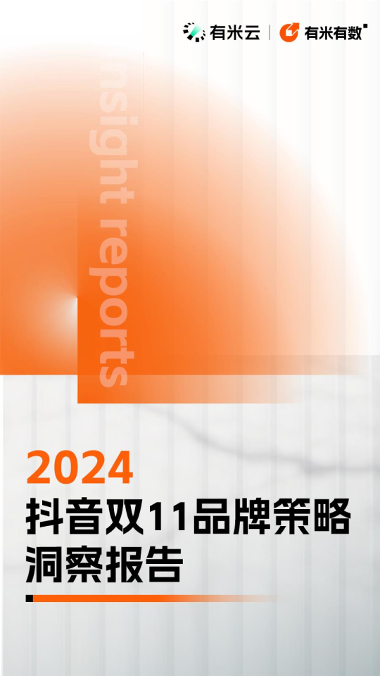 2024抖音双11品牌策略洞察报告