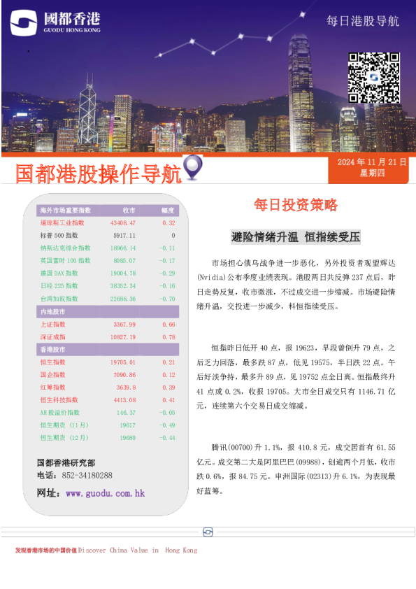 每日港股导航