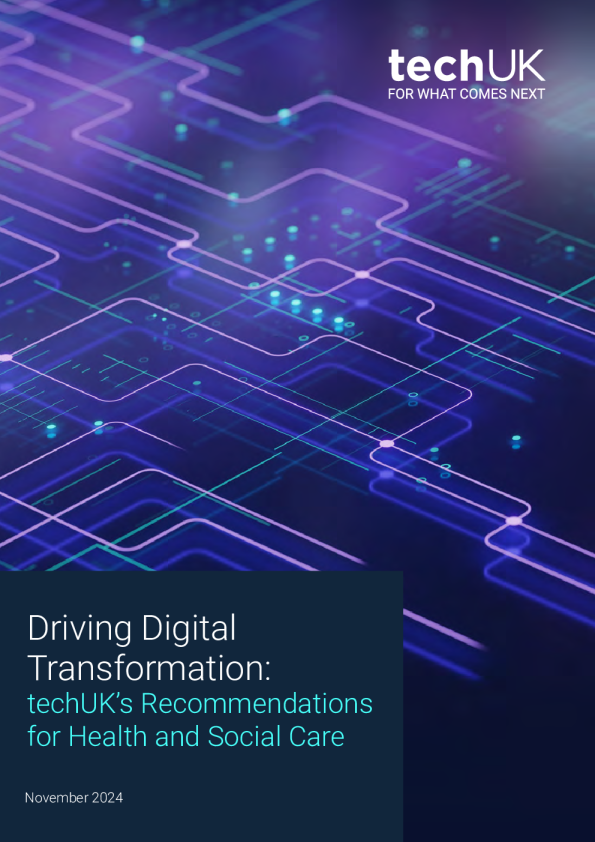推动数字化转型：techUK对健康和社会护理的建议