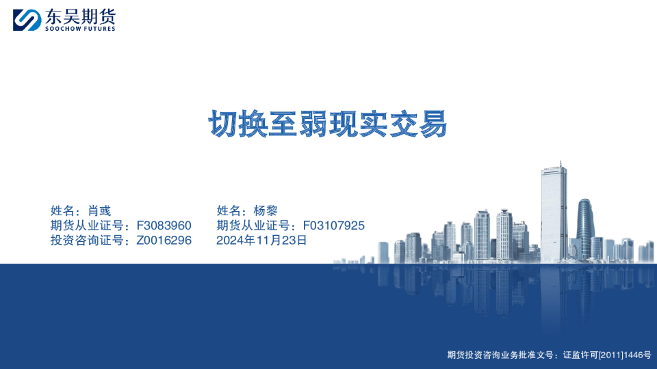 切换至弱现实交易