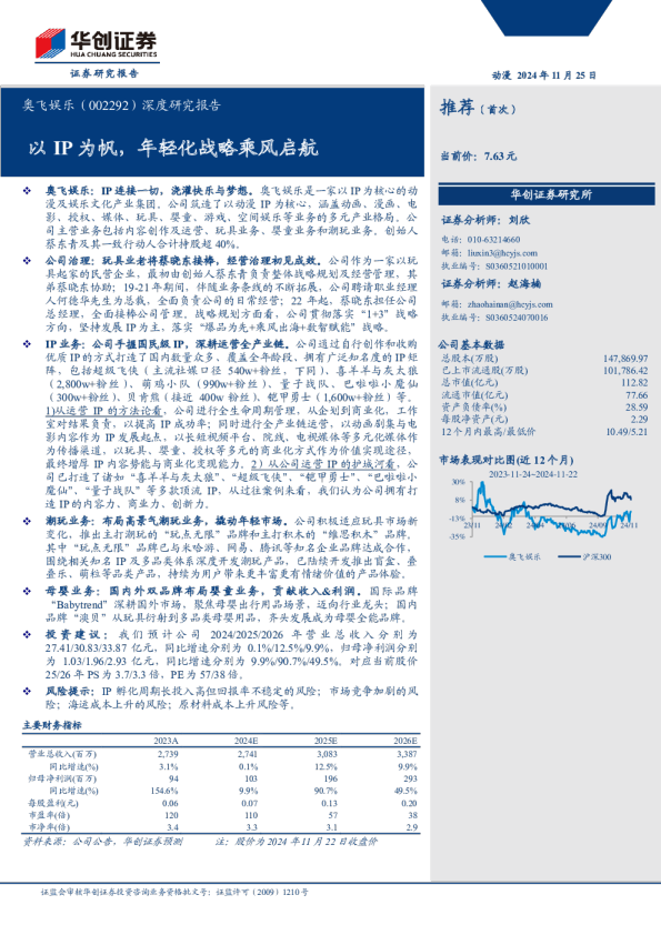 深度研究报告：以IP为帆，年轻化战略乘风启航
