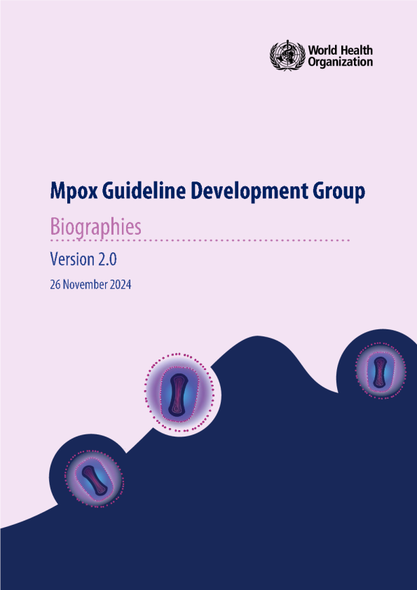 Mpox Guideline Development Group 传记